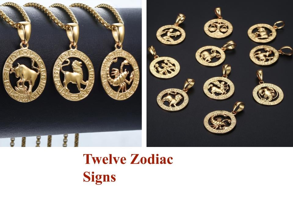 Gold deals horoscope pendants